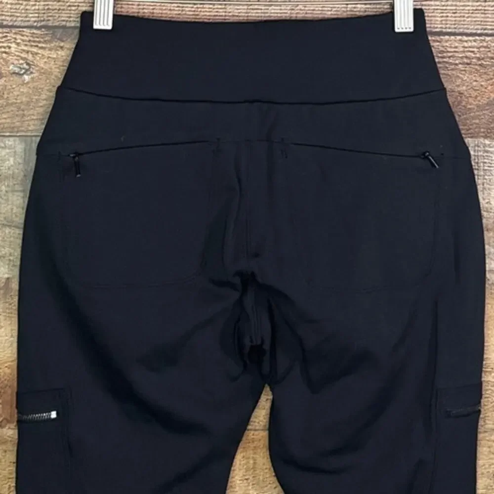 Athleta Headlands Hybrid Cargo Tight Leggings Black Size 4